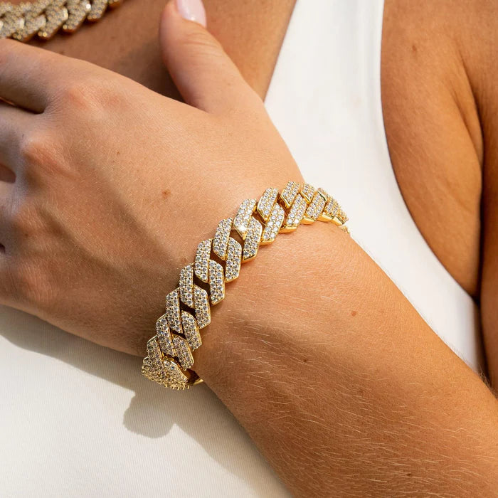 14MM Iced Out Cuban Bracelet
