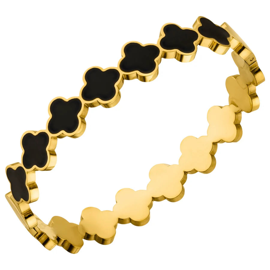 All Over Clover Bangle