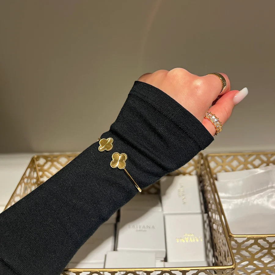 2 Clover Bangle