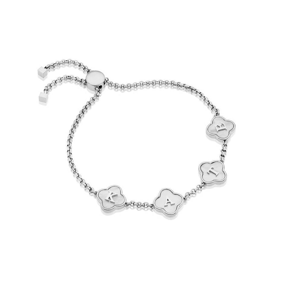 Personalized Clover Bracelet