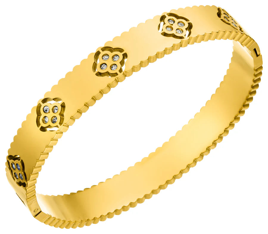 Deluxe Clover Bangle