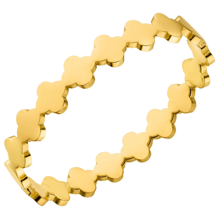 All Over Clover Bangle
