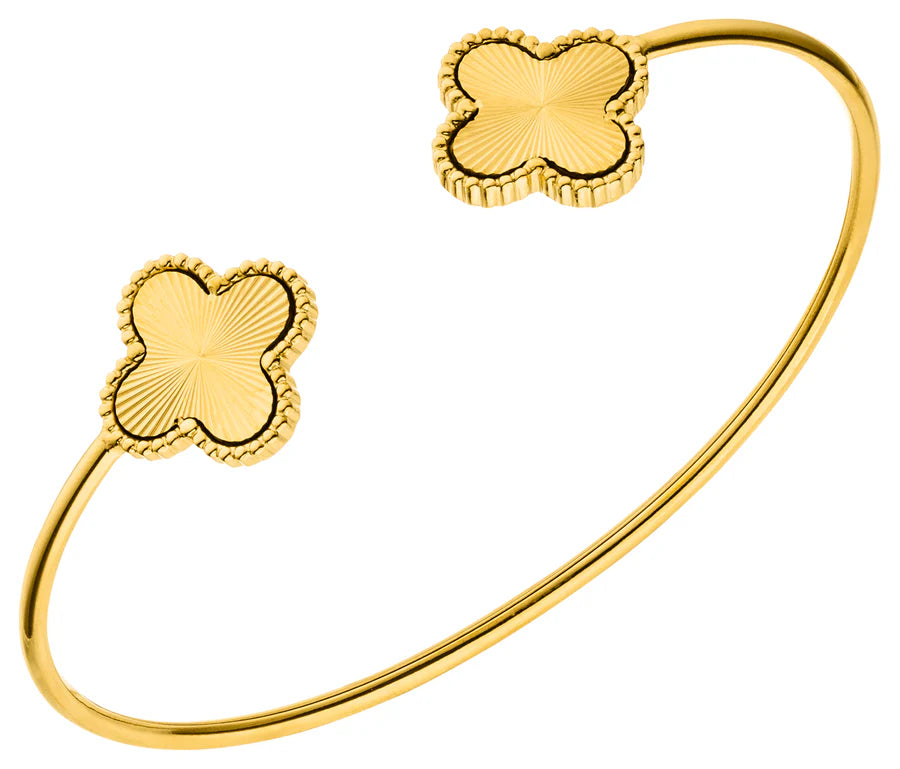 2 Clover Bangle