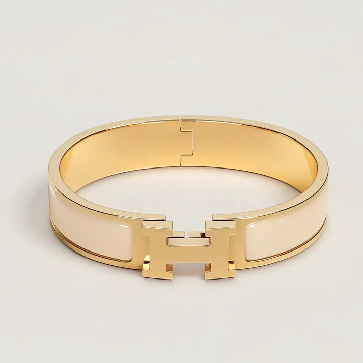 H Bracelet Beige
