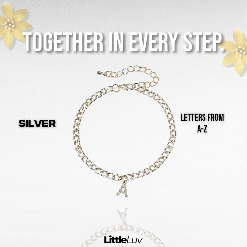 COUPLES INITIAL ANKLET