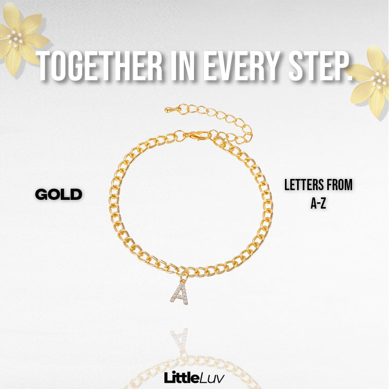 COUPLES INITIAL ANKLET