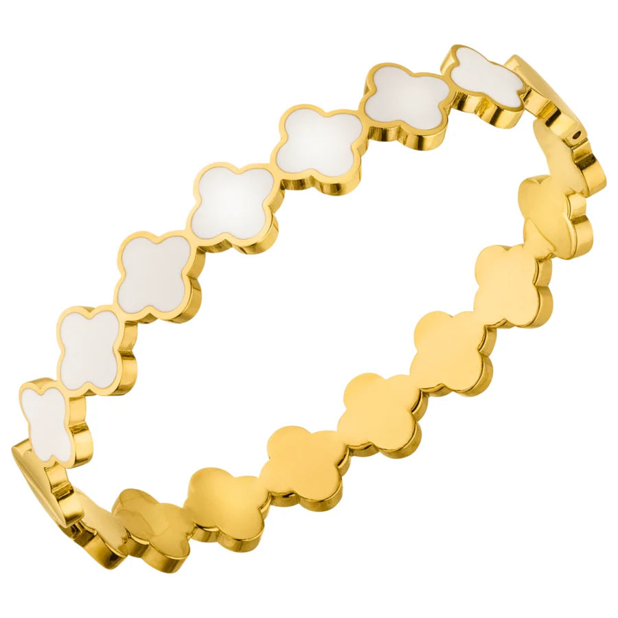 All Over Clover Bangle